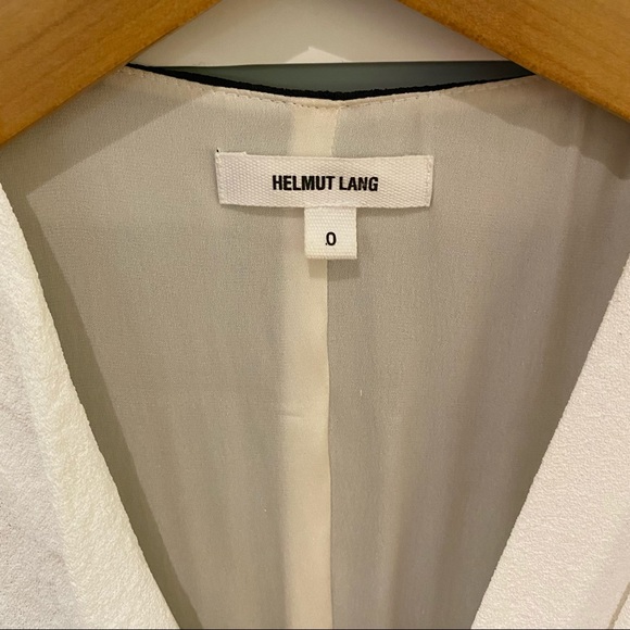 Helmut Lang ‘Sugar’ Black & White Crepe Dress - 0 - Picture 5 of 8